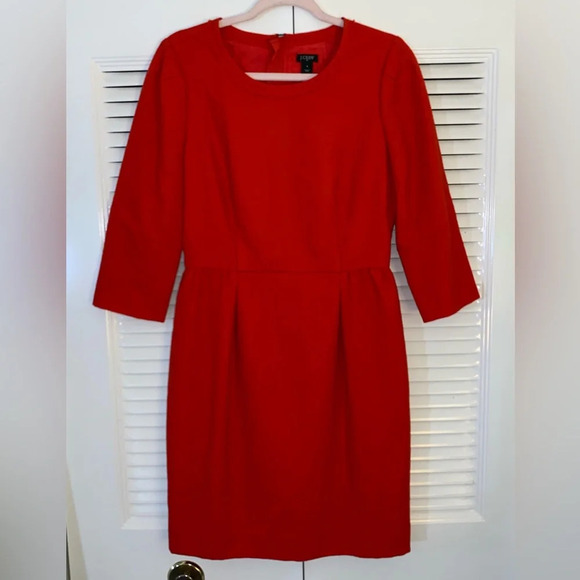 J Crew Factory Anytime Wool Dress - Picture 2 of 7